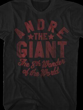 Distressed 8th Wonder Andre The Giant T-Shirt